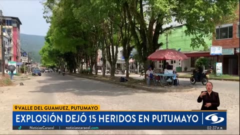 Explosión en Valle del Guamuez, Putumayo, se registró una explosión que dejó 15 heridos