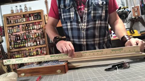 NC License Plate Cigar Box Guitar