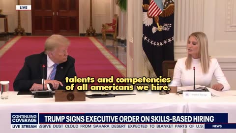 KAMALA HARRIS STEALS TRUMP EXECUTIVE ORDER ON SKILLS-BASED HIRING