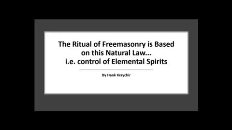 THE RITUAL OF FREEMASONRY IS BASED ON THIS NATURAL LAW