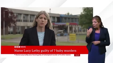 Uk nurse lucy letby found guilty of murdering 7-BBC NewS babies