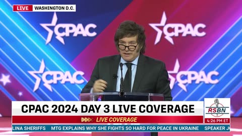 FULL SPEECH: Javier Milei Addresses CPAC in DC 2024 - 2/24/24