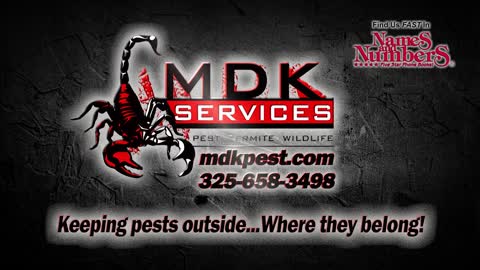 MDK Services TV Spot | SAN ANGELO’S ONLY FULL-SERVICE PEST CONTROL COMPANY | HD