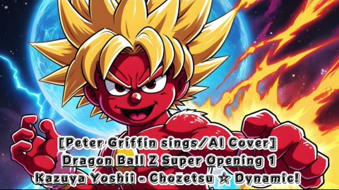 [Elmo sings/AI Cover] Dragon Ball Z Super Opening 1 Kazuya Yoshii - Chōzetsu ☆ Dynamic!