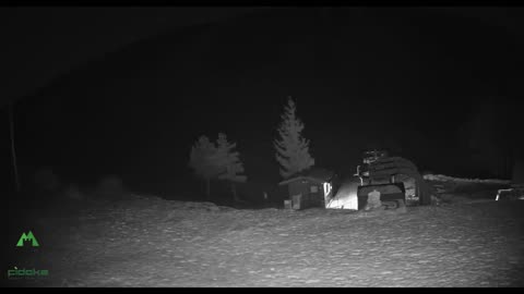 Monte Piselli di San Giacomo ski resort at night