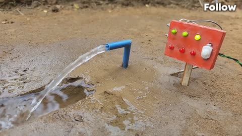 DIY Drilling Machine Tractor Water Pump