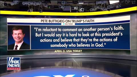 Pete Buttigieg questions President Trump's belief in God