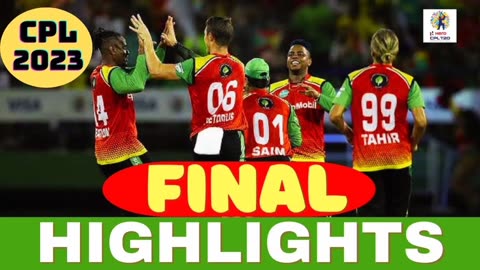 CPL 2023 Final _ Highlights _ Trinbago Knight Riders vs Guyana Amazon Warriors