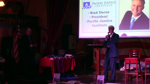 Brad Dacus speaks to the Redlands Tea Party Patriots, June 3, 2021