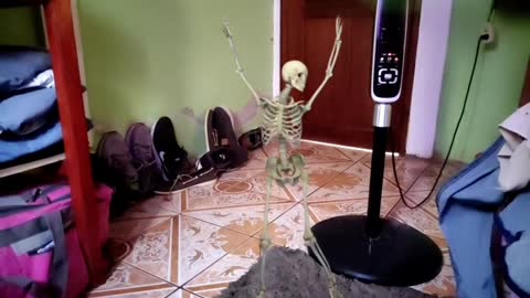 Dancing skeleton