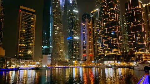 Dubai Marina | Marina Dubai | Marina Bay | Dubai WaterLand | DxB | Yatch Club | Walking| Nigh Life