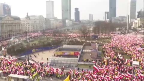 27 02 2024 Massive farmers protest taking place in Poland today against the climate