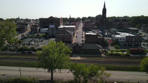 Washington, Missouri and riverfront.