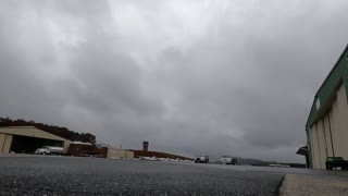 High speed storm clouds