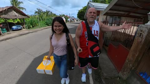 meeting the family for the first time. calbayog phillipines 10-10-2023