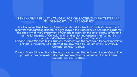 Canadian civil liberties organizations reply to Trudeau invoking Emergencies Act