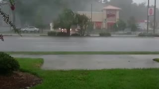 Scary thunderstorm