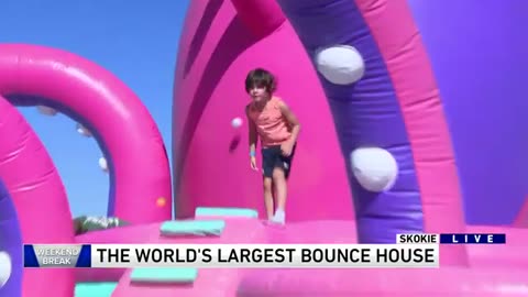 Weekend Break: Skokie and the world's biggest bounce house