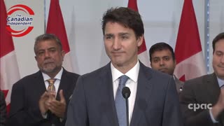 Canadian Prime Minister Justin Trudeau announces national handgun freeze