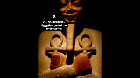 OSIRIS WORSHIP, GOD OF THE UNDERWORLD " X FACTOR "