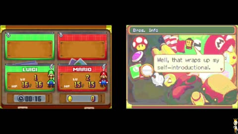 Mario and Luigi Partners in Time 1 of 2 Playthrough Nintendo DS