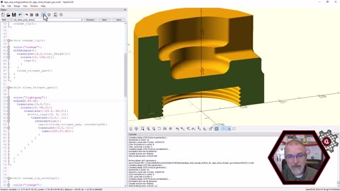 OpenScad: Creating Orange Lego Stud Safety Tip for Lego Stormtrooper Rifle