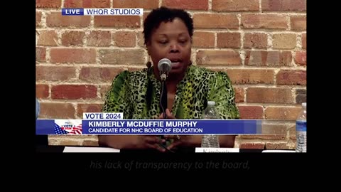 School Board Candidate Kimberly McDuffie Murphy on Firing Superintendent Foust