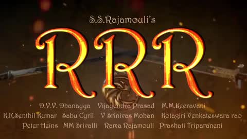 RRR official trailer