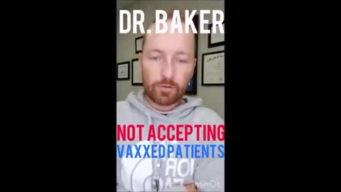 DOCTOR REFUSES TO ACCEPT VACCINATED PATIENTS. HE WILL NOT LET THOSE WHO MADE A BAD DECISION