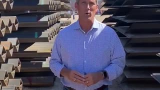 WATCH: Border Wall Materials Sit Rusting as Biden Border Crisis Gets Worse