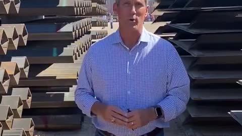 WATCH: Border Wall Materials Sit Rusting as Biden Border Crisis Gets Worse