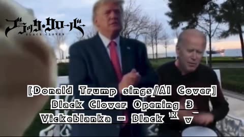 [Donald Trump sings/AI Cover] Black Clover Opening 3 Vickeblanka - Black Rover