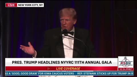 Trump in Young Republicans Banquet in NY NCSWIC