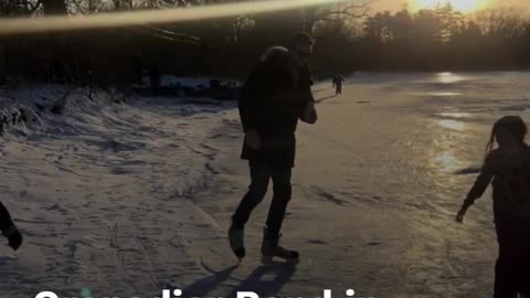 Toronto officials issued a warning regarding skating on natural bodies of water.