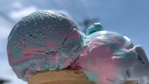 Cotton Candy Ice Cream 🍦