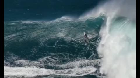 Dragged over the falls at JAWS