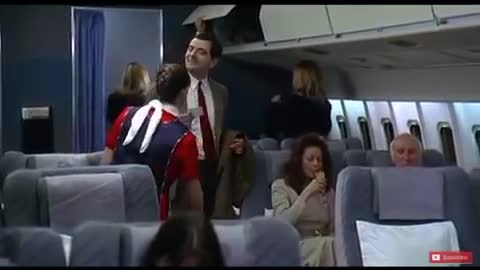 Mr. Bean Takes Photos On The Plane | Funny Clip 1 Minute