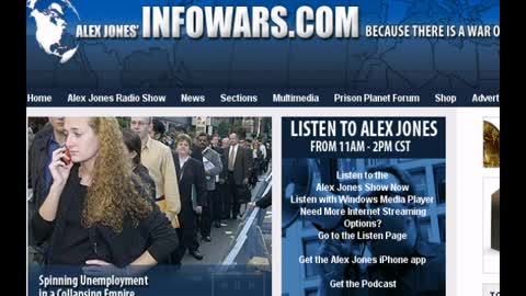 ALEX JONES SHOW FULL Episode Jan 10 2011 Monday Archive