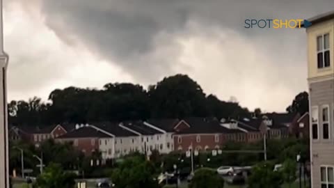 Injuries and destruction... devastating storms sweeping through Maryland