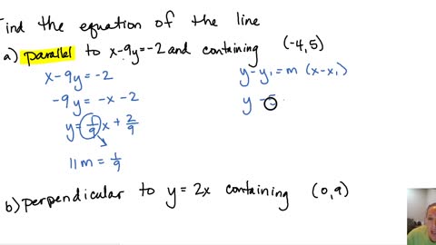 Parallel and Perpendicular Lines