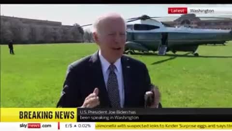 Biden Calls for War Crimes Trial Against Putin. *See description*