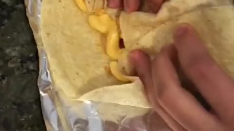 BUFFALO CHICKEN CHEESE STICK MAC N CHEESE BURRITO