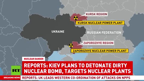 A Russian State media outlet, Ukrainian Armed Forces are planning to detonate a dirty nuclear bomb