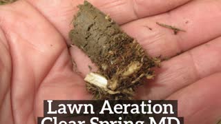 Lawn Aeration Clear Spring MD GroshsLawnService.com