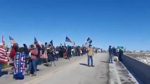 US Truck Convoy Supporters Arizona 2.24.22