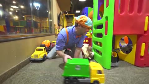 Blippi Learns at the Indoor Playground _ Educational Videos for Toddlers