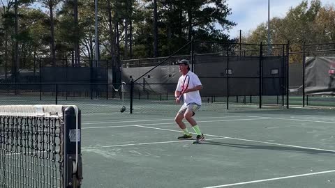 Tennis coach vs college player