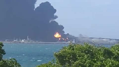 Another tank exploded at Cubas oil facility in Matanzas.