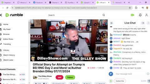 MUTED ON THE DILLEY SHOW BY BRENDEN DILLEY WHAT A COWARD