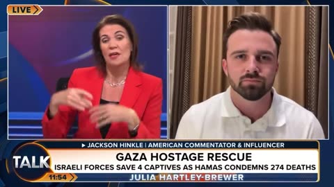 🚨🇮🇱 Stop LYING about Israel’s GENOCIDE on Gaza! @JuliaHB1 Jackson Hinkle